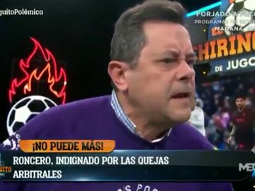 Tomás Roncero explota contra Monchi: "Como somos el Real Madrid somos los peores, los ricos, los del poder..." Tomás Roncero explota contra Monchi: "Como somos el Real Madrid somos los peores, los ricos, los del poder..."