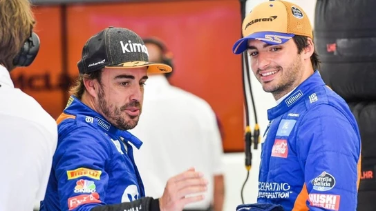 Fernando Alonso y Carlos Sainz Jr. Fernando Alonso y Carlos Sainz Jr.