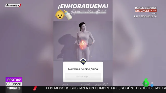 Pilar Rubio confirma emocionada su cuarto embarazo de una forma muy visual en 'El Hormiguero' 