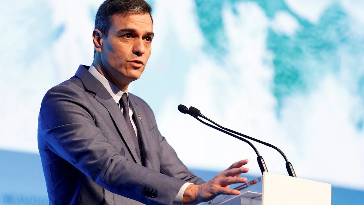 El presidente del Gobierno, Pedro Sánchez