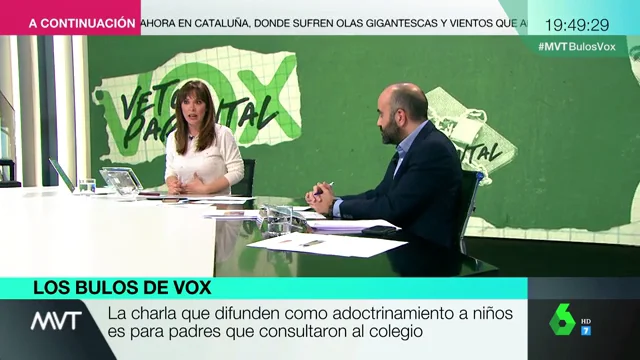 Mamen Mendizábal: "Abascal está creando un relato ficticio y enfermo" 