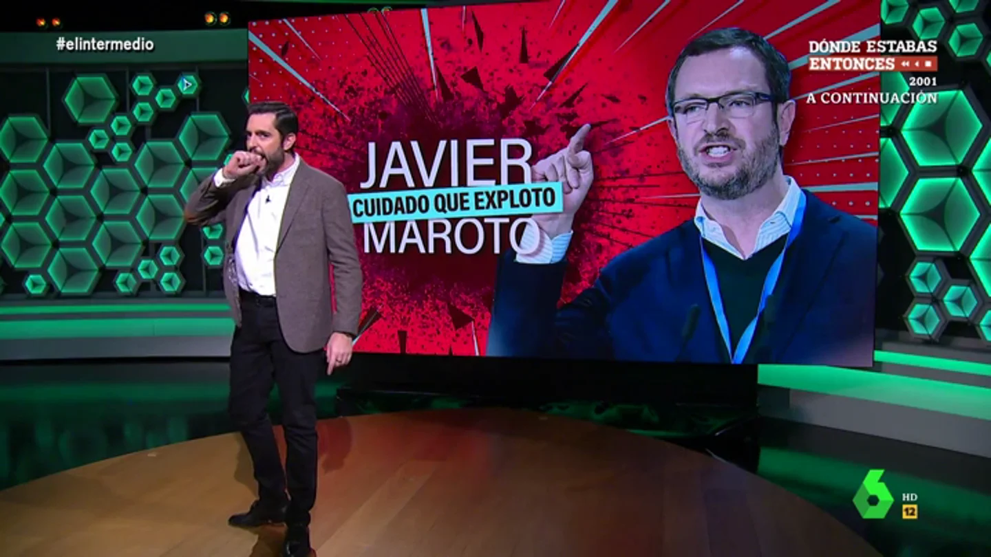El enfado de 'Javier cuidado que exploto Maroto' con Pedro Sánchez: "Cuidadito que se ha quedado con tu cara" El enfado de 'Javier cuidado que exploto Maroto' con Pedro Sánchez: "Cuidadito que se ha quedado con tu cara"