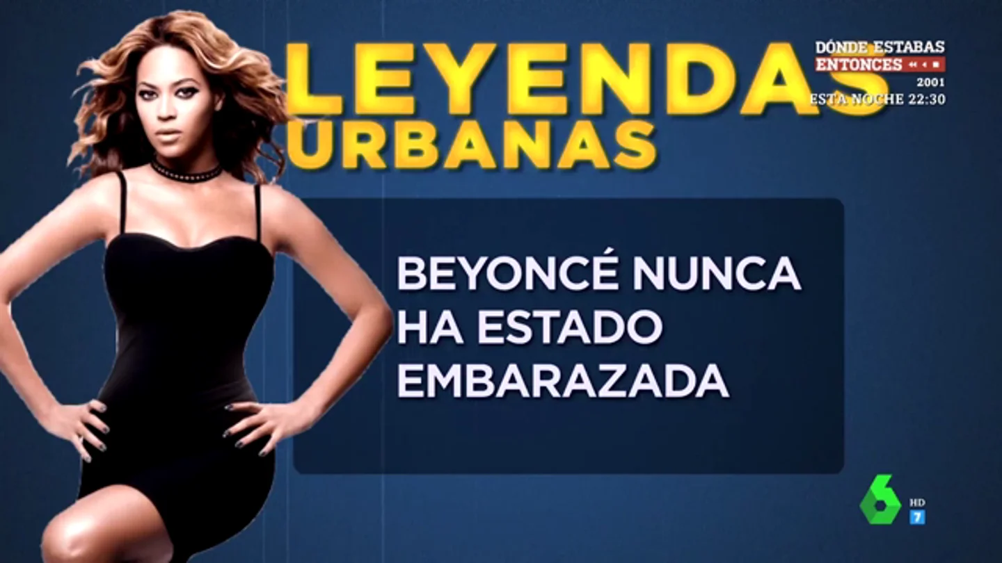 Beyoncé nunca ha estado embarazada y otras leyendas urbanas que desmontan en Zapeando Beyoncé nunca ha estado embarazada y otras leyendas urbanas que desmontan en Zapeando
