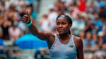 Coco Gauff, en el Open de Australia. 