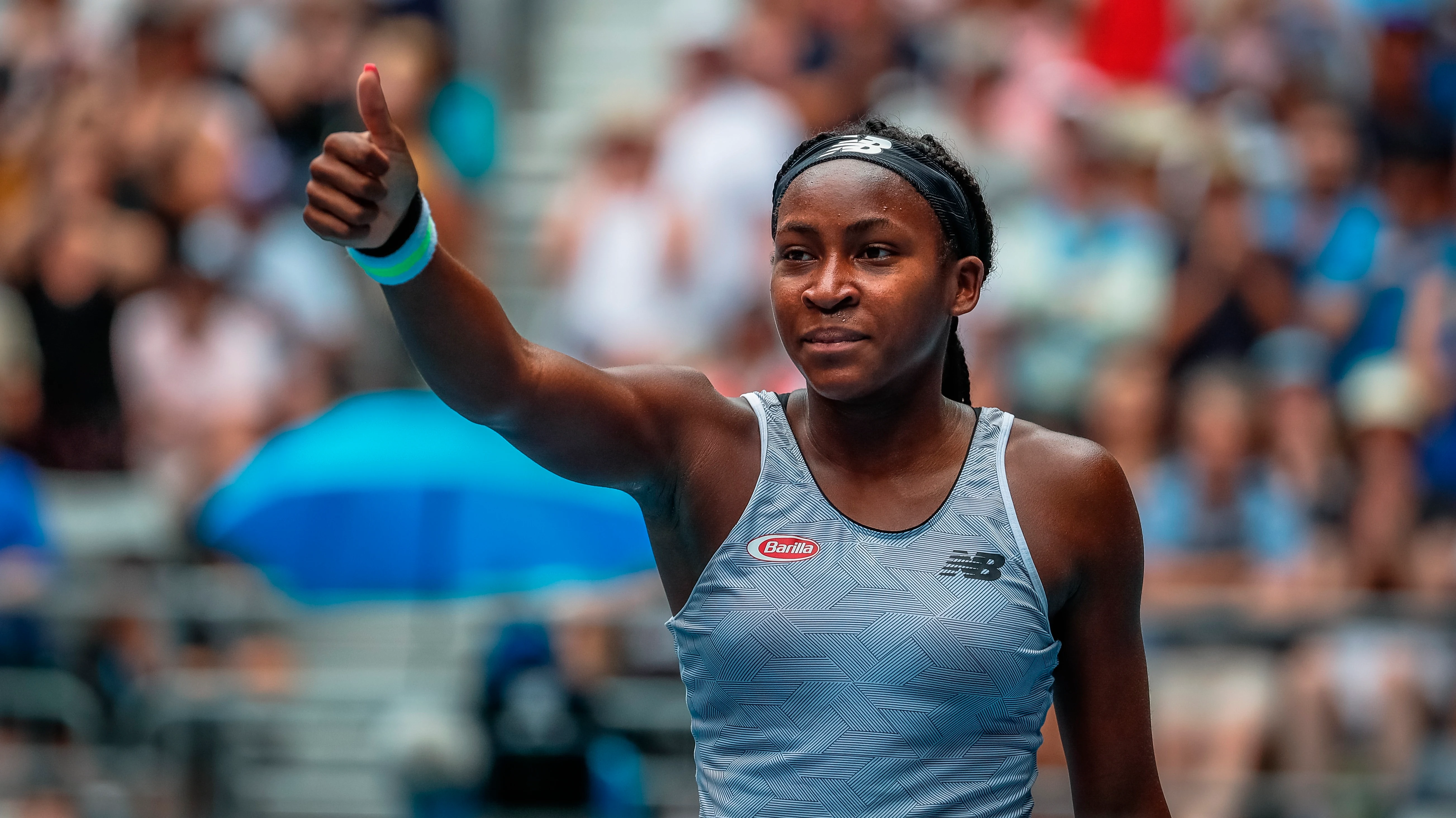 Coco Gauff, en el Open de Australia. 