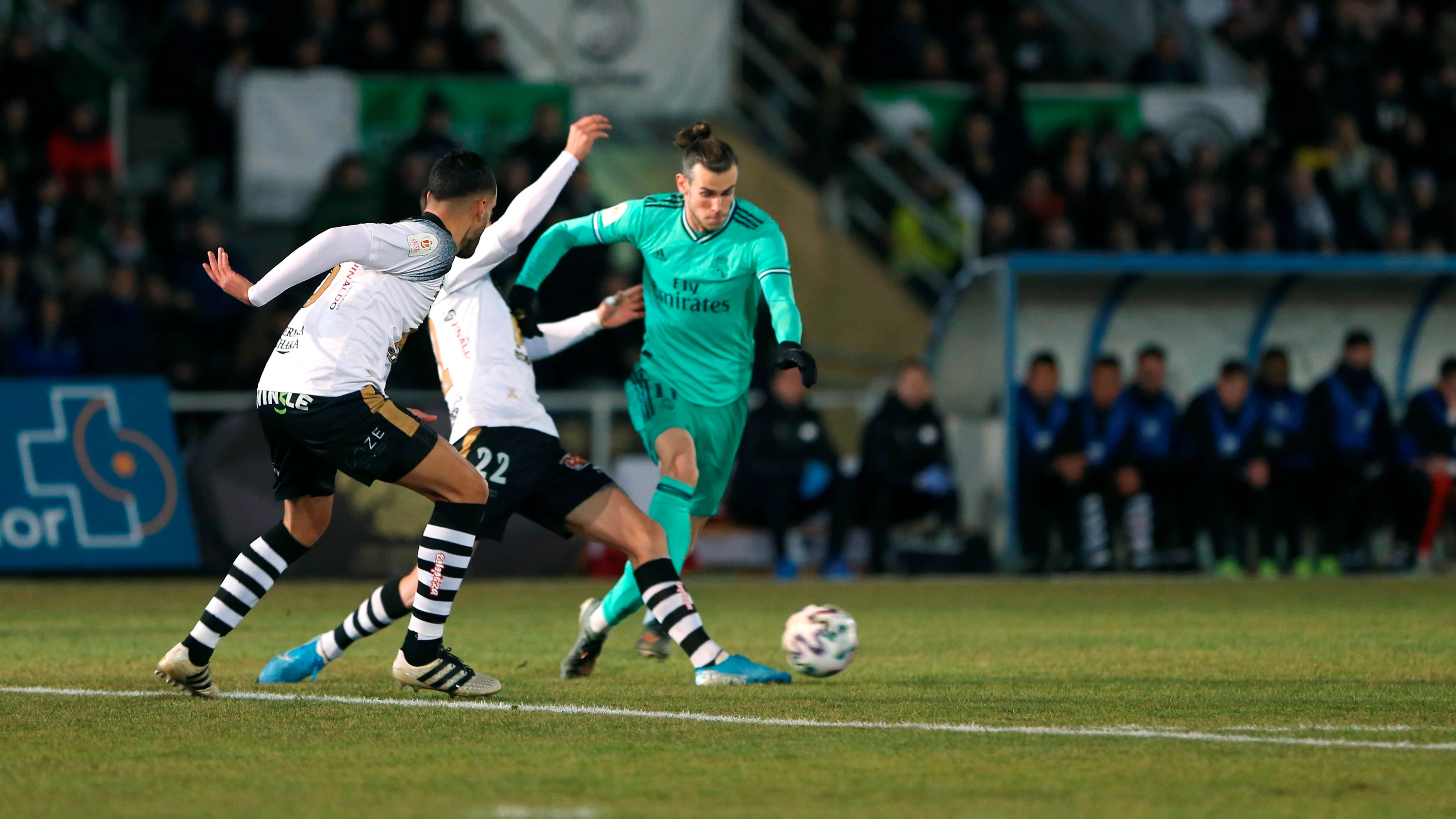 Gareth Bale, en el partido contra Unionistas.