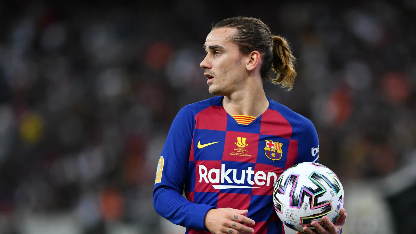 Griezmann, en un partido con el Barça Griezmann, en un partido con el Barça