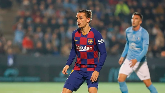 Griezmann, en el partido ante el Ibiza. Griezmann, en el partido ante el Ibiza.