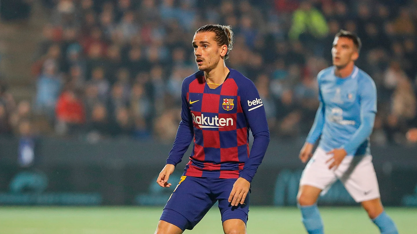 Griezmann, en el partido ante el Ibiza. Griezmann, en el partido ante el Ibiza.