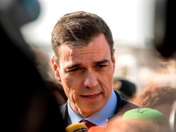 Pedro Sánchez durante su visita a Mallorca para valorar los efectos del temporal Pedro Sánchez durante su visita a Mallorca para valorar los efectos del temporal