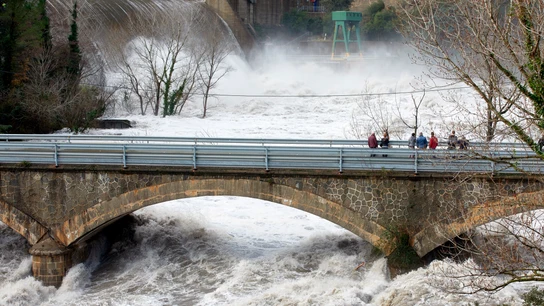 El río Ter, a su paso por la presa del Pasteral en el municipio de La Cellera de Ter (Girona) El río Ter, a su paso por la presa del Pasteral en el municipio de La Cellera de Ter (Girona)
