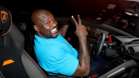 Shaquille O'Neal, en un acto publicitario. Shaquille O'Neal, en un acto publicitario.