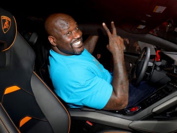 Shaquille O'Neal, en un acto publicitario. Shaquille O'Neal, en un acto publicitario.