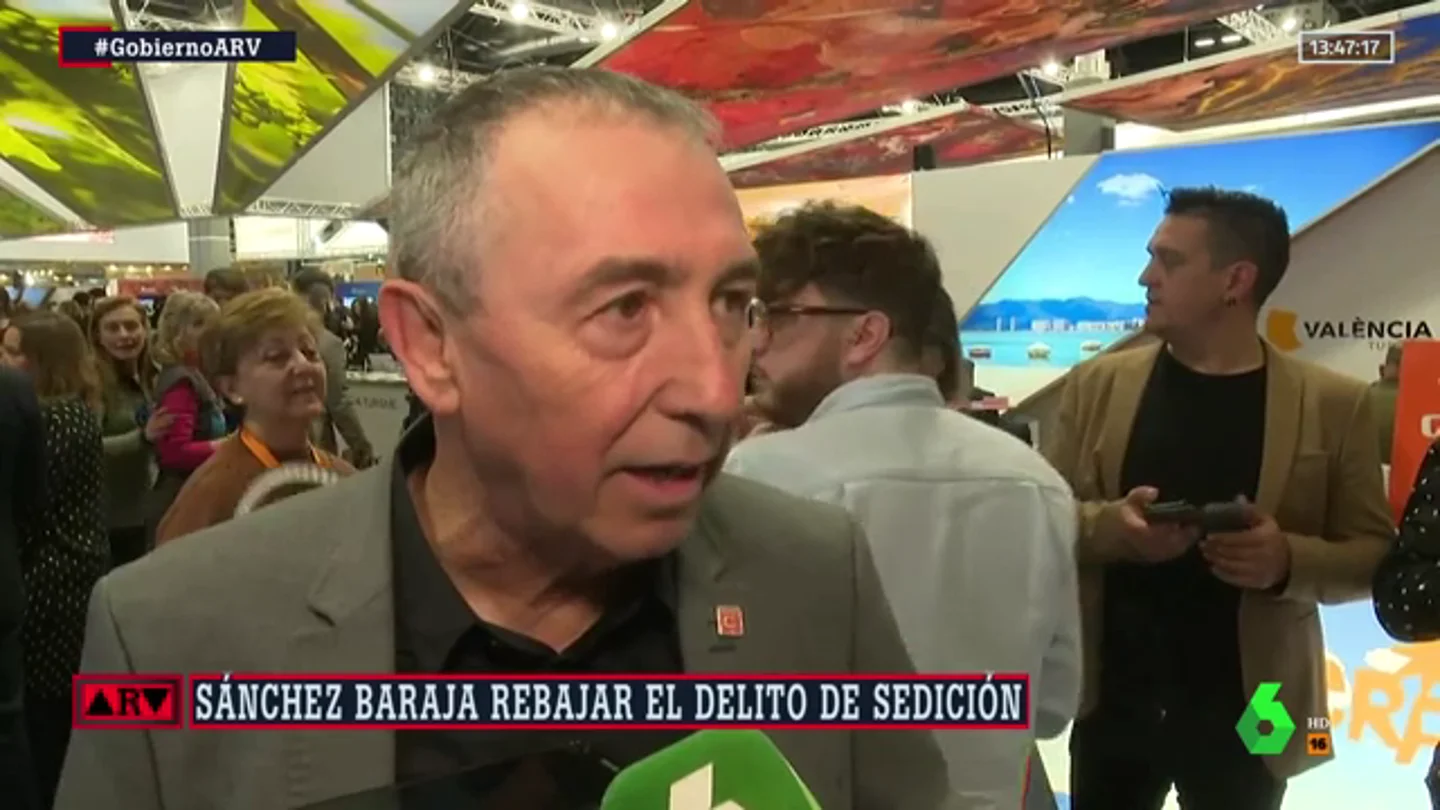 Joan Baldoví: "Yo de los tribunales españoles me iría un ratito al rincón de pensar" Joan Baldoví: "Yo de los tribunales españoles me iría un ratito al rincón de pensar"