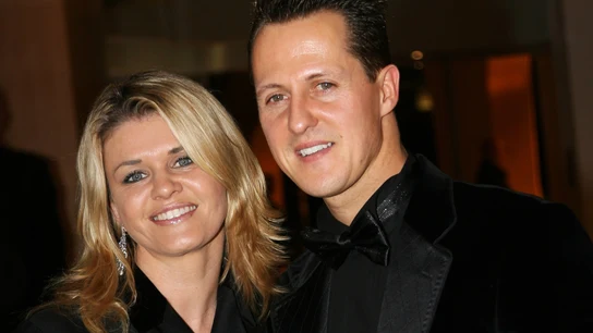 Corinna y Michael Schumacher en 2006. El piloto de Fórmula 1 sufrió el accidente en 2013. Corinna y Schumacher en 2006