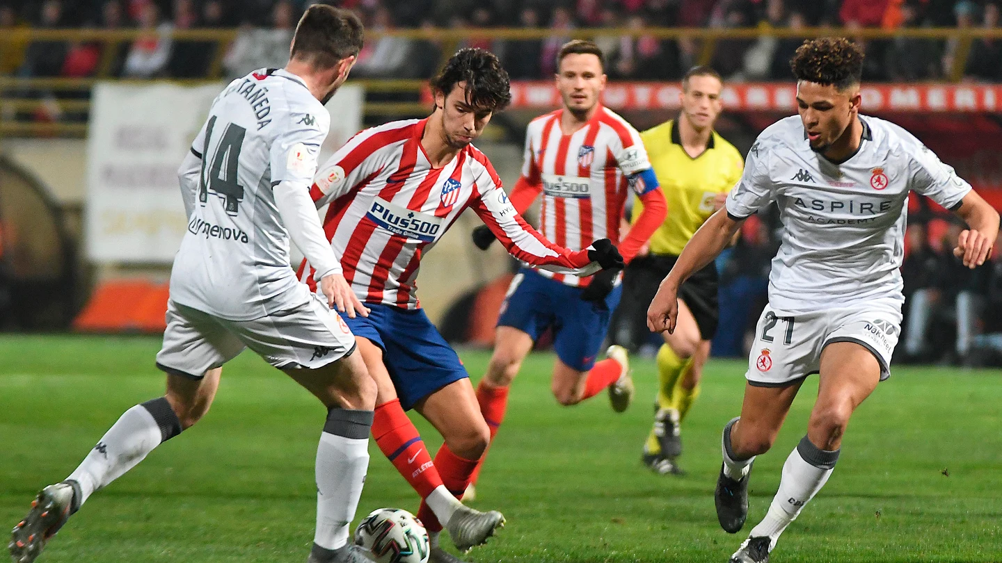 Joao Félix, en el partido de Copa ante la Cultural. Joao Félix, en el partido de Copa ante la Cultural.