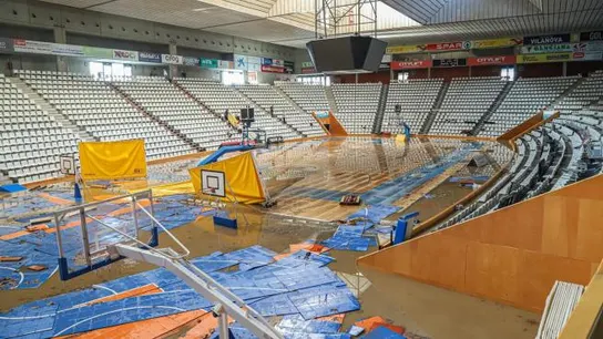 El pabellón del Girona. El pabellón del Girona.