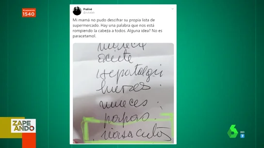 El acertijo que tiene en vilo a Twitter: ¿y tú, eres capaz de descifrar qué pone? El acertijo que tiene en vilo a Twitter: ¿y tú, eres capaz de descifrar qué pone?