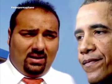 Sinaí Giménez y Obama Sinaí Giménez y Obama