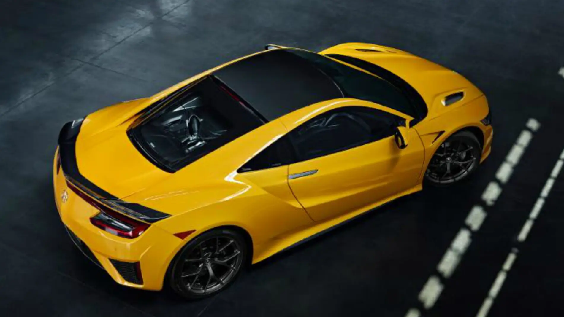 Honda homenajea su pasado tiñendo de amarillo el NSX