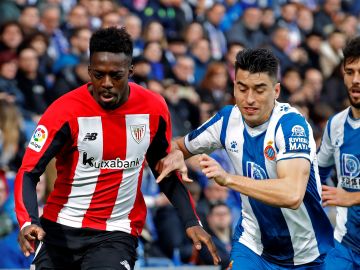 Iñaki Williams, en acción durante el partido contra el Espanyol Iñaki Williams, en acción durante el partido contra el Espanyol