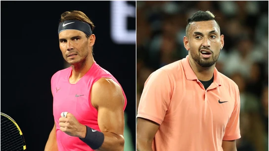 Rafa Nadal y Nick Kyrgios, duelo en octavos de final del Open de Australia Rafa Nadal y Nick Kyrgios, duelo en octavos de final del Open de Australia