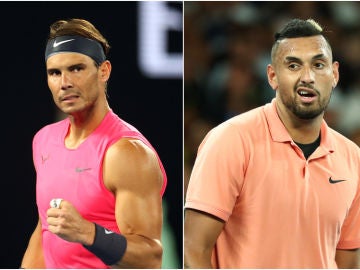 Rafa Nadal y Nick Kyrgios, duelo en octavos de final del Open de Australia Rafa Nadal y Nick Kyrgios, duelo en octavos de final del Open de Australia