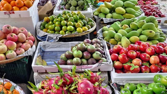 Imagen de cajas de frutas Imagen de cajas de frutas