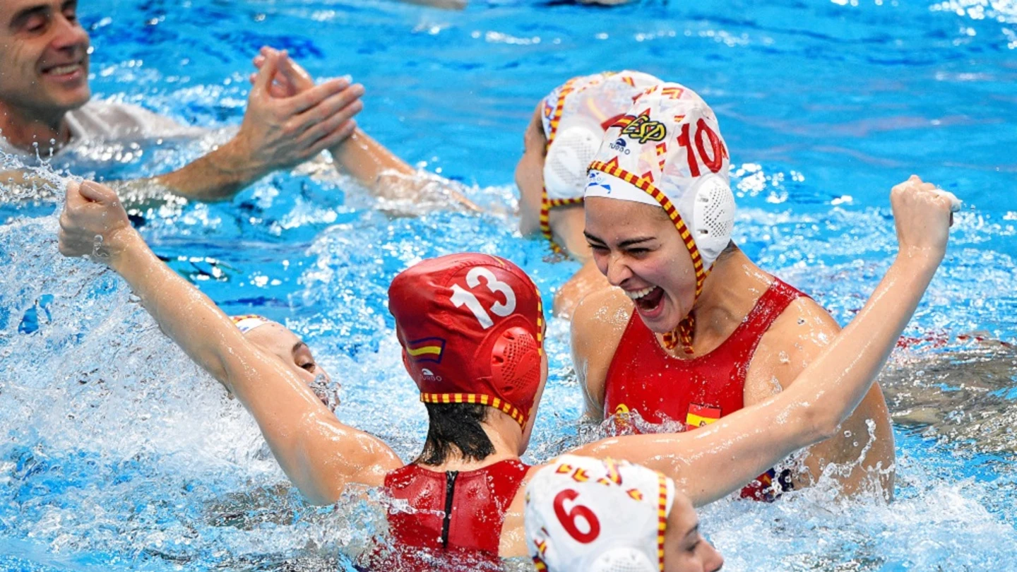Imagen de la selección española femenina de waterpolo Imagen de la selección española femenina de waterpolo
