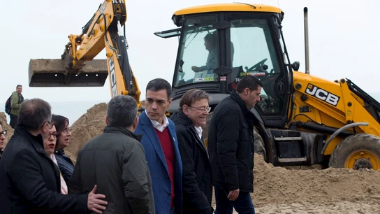 Pedro Sánchez en las zonas de Castellón más afectadas por la borrasca Gloria Pedro Sánchez en las zonas más afectadas por la borrasca Gloria