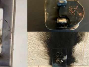 Imagen compartida en la cuenta oficial de Twitter los bomberos de Washington de las consecuencias que tiene este reto. Imagen compartida en la cuenta oficial de Twitter los bomberos de Washington de las consecuencias que tiene este reto.