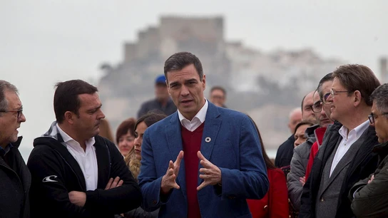 Imagen de Pedro Sánchez en Peñíscola Imagen de Pedro Sánchez en Peñíscola