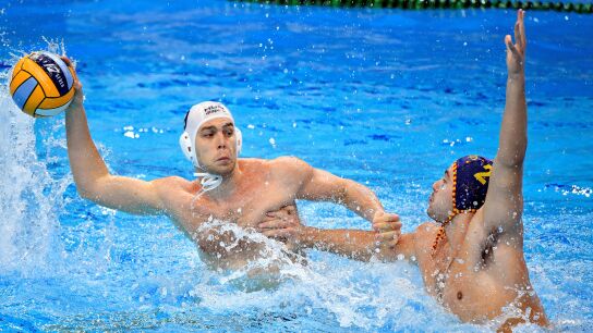 Final del Europeo de waterpolo entre Espa&ntilde;a y Hungr&iacute;a.