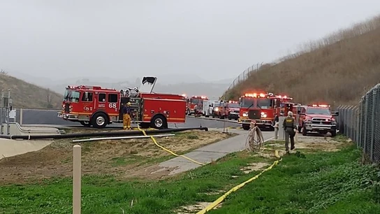 Lugar del accidente en el que ha muerto Kobe Bryant Lugar del accidente en el que ha muerto Kobe Bryant