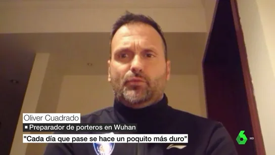 Oliver Cuadrado, español atrapado en China Oliver Cuadrado, español atrapado en China