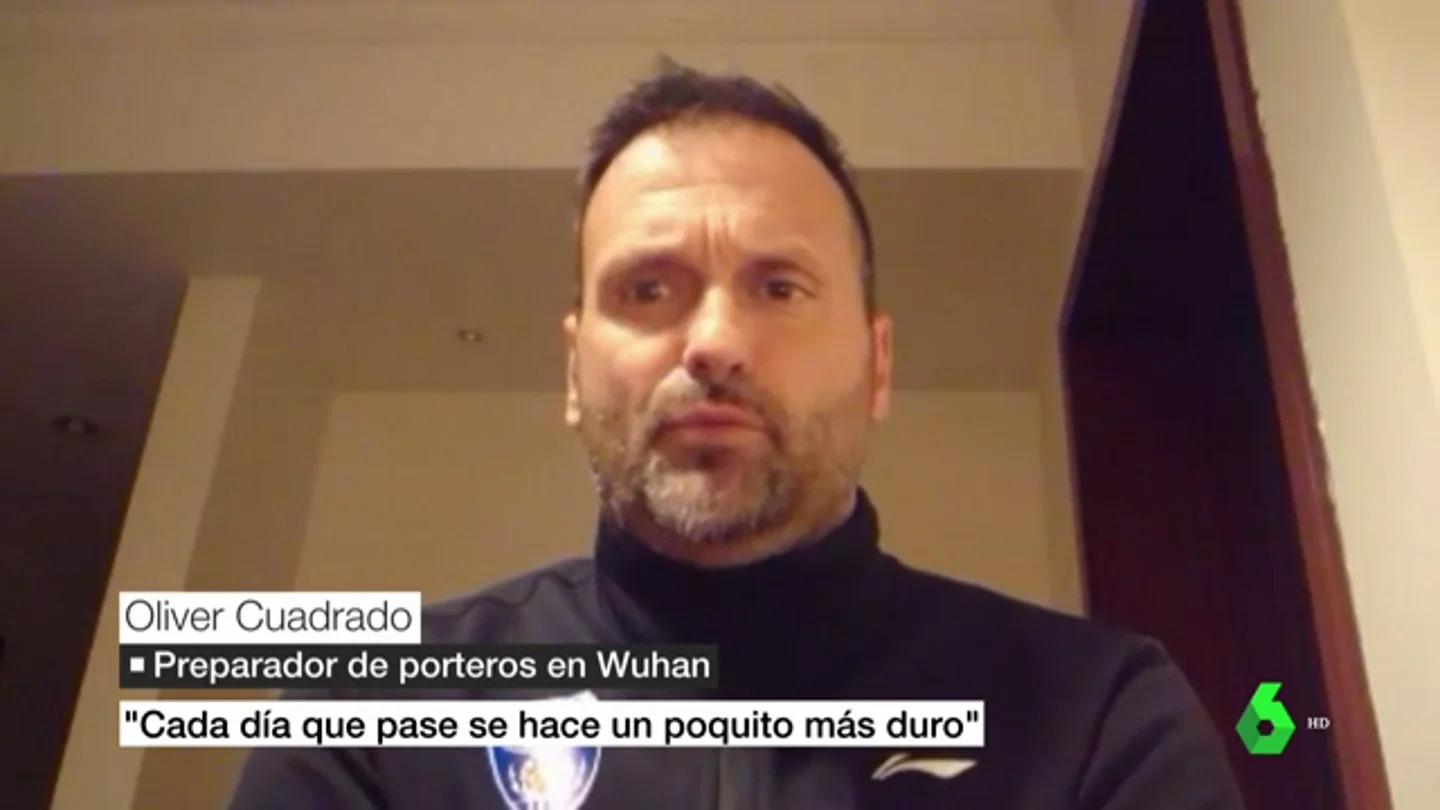 Oliver Cuadrado, español atrapado en China Oliver Cuadrado, español atrapado en China
