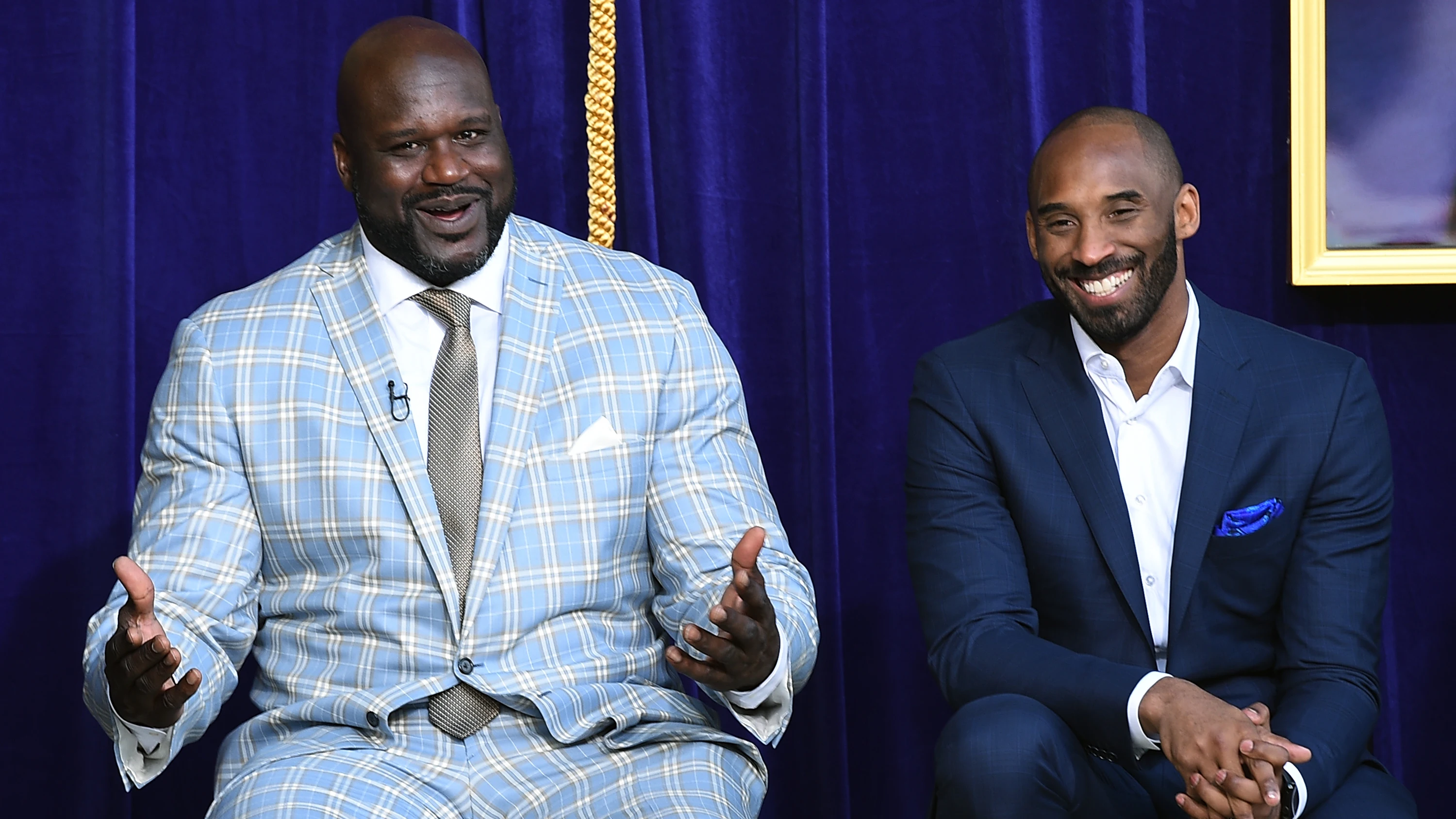 Shaquille O'Neal, junto a Kobe Bryant