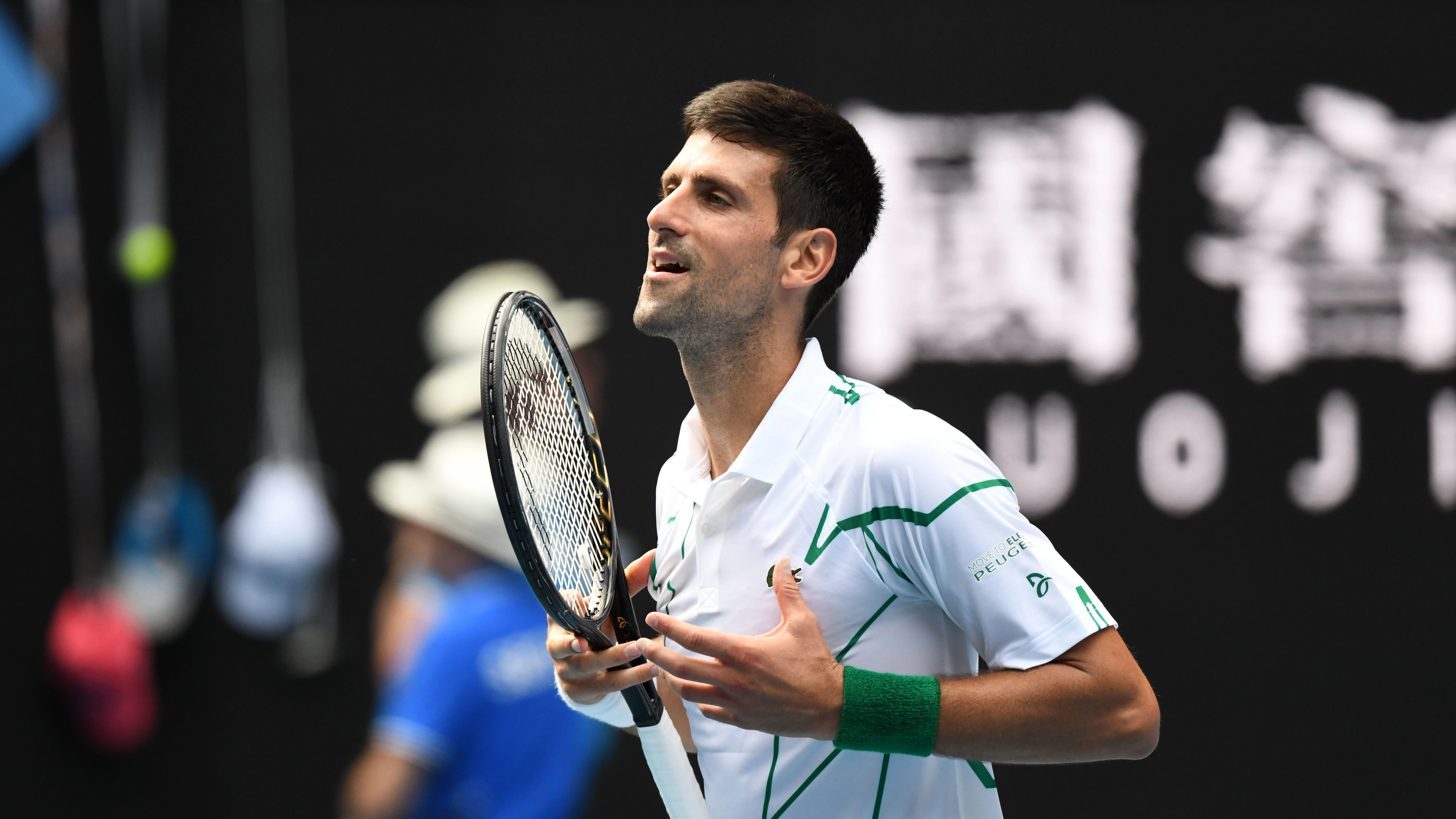 Novak Djokovic, en el Open de Australia. 