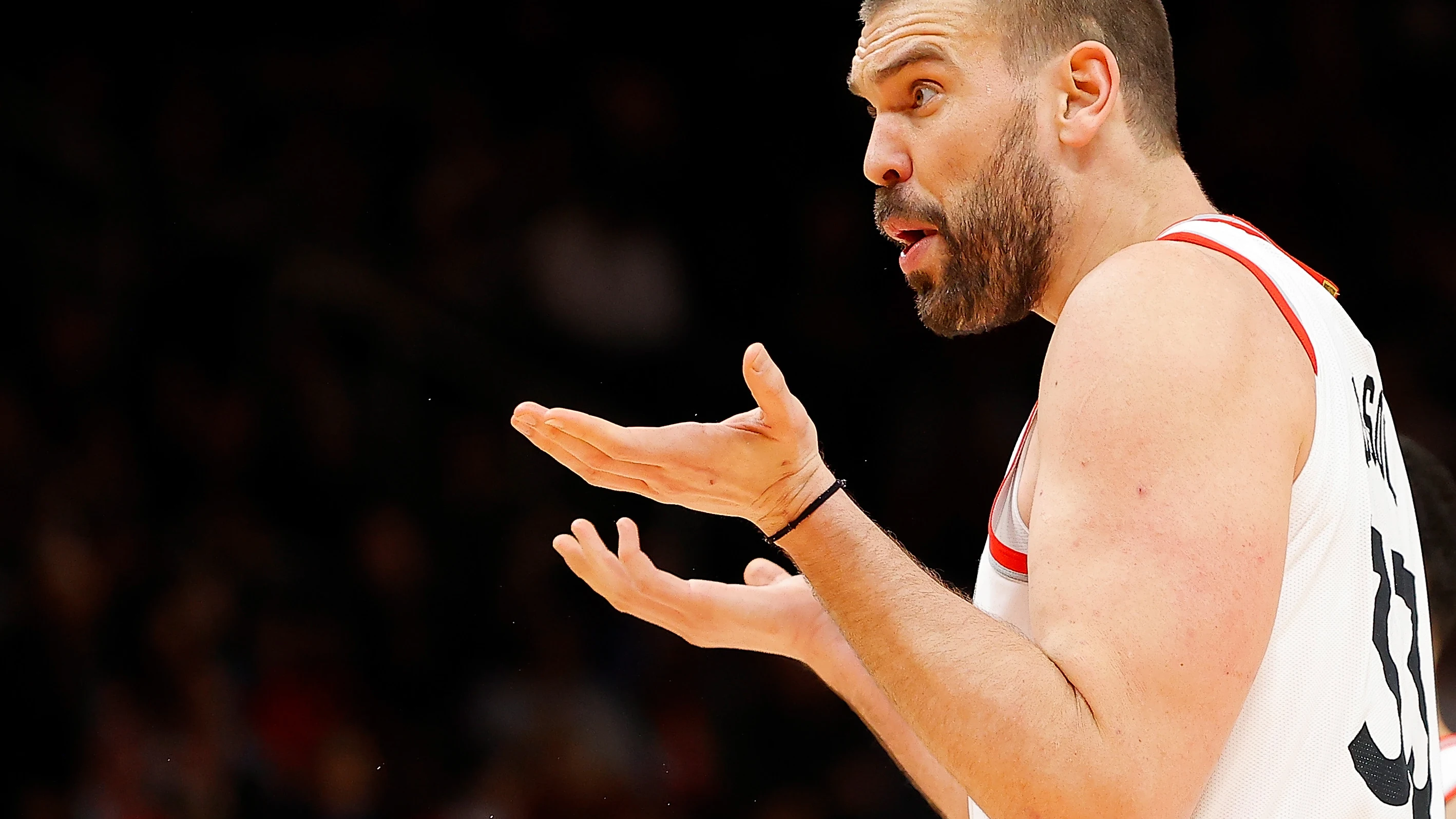 Marc Gasol, durante un partido con los Toronto Raptors