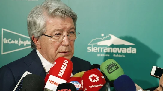 El presidente del Atlético de Madrid, Enrique Cerezo El presidente del Atlético de Madrid, Enrique Cerezo
