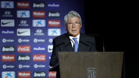 Enrique Cerezo, presidente del Atlético de Madrid. Enrique Cerezo, presidente del Atlético de Madrid.
