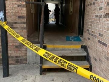 El lugar de los hechos ha sido cercado por la Policía El lugar de los hechos ha sido cercado por la Policía