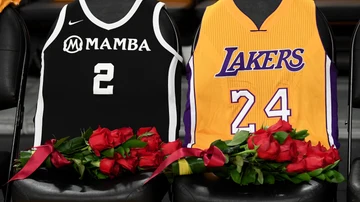 El homenaje de los Lakers a Kobe Bryant y su hija Gianna