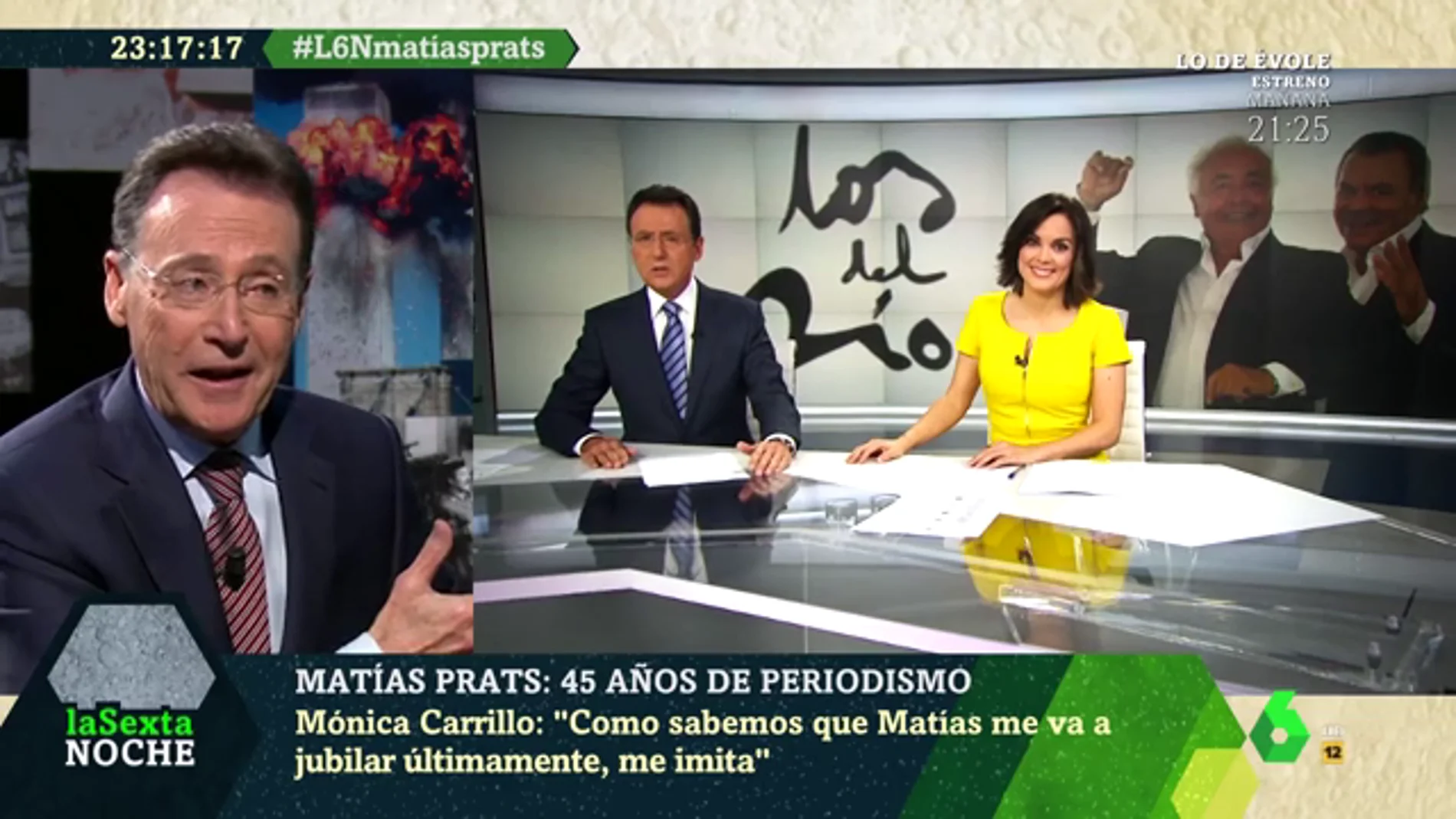 La desternillante recreación de Matías Prats del día en que jubile a Mónica Carrillo en directo