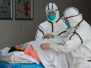 Una paciente con coronavirus Una paciente con coronavirus