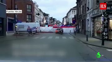 VÍDEO DE REEMPLAZO - La Policía abate a tiros a un hombre en Gante tras apuñalar a dos personas