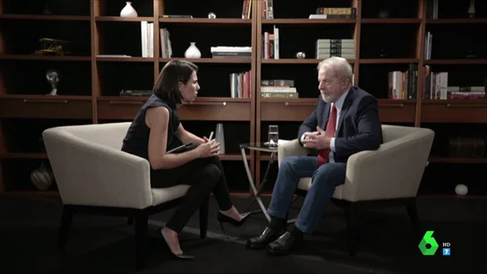 Ana Pastor entrevista a Lula da Silva en El Objetivo: "Hubo una conspiración enter justicia y empresa para condenarme" Ana Pastor entrevista a Lula da Silva en El Objetivo: "Hubo una conspiración enter justicia y empresa para condenarme"