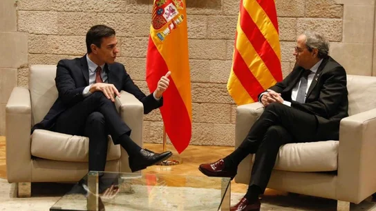 Encuentro entre Sánchez y Torra Encuentro entre Sánchez y Torra