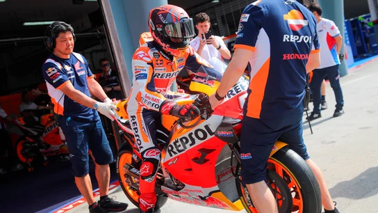 Marc Márquez, en los test Marc Márquez, en los test