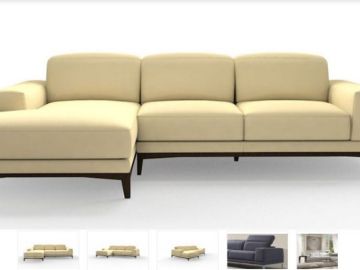Imagen del sofá que Natuzzi vendió por error a tres euros Imagen del sofá que Natuzzi vendió por error a tres euros